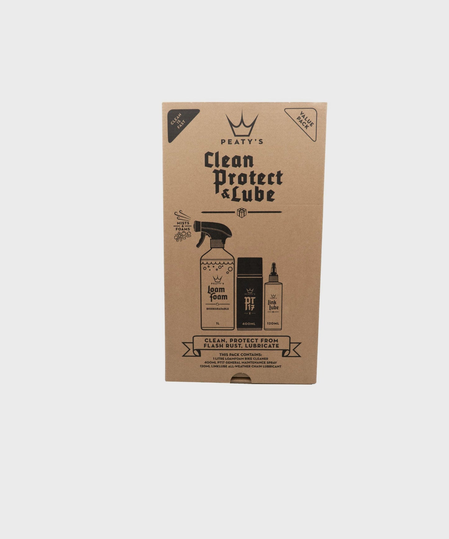 Peaty's Wash Prevent Lubricate Bicycle Cleaning Kit