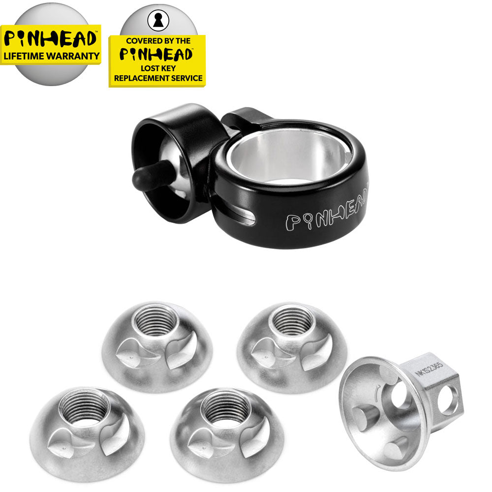 Pinhead Solid Axle Wheel Locks Pair