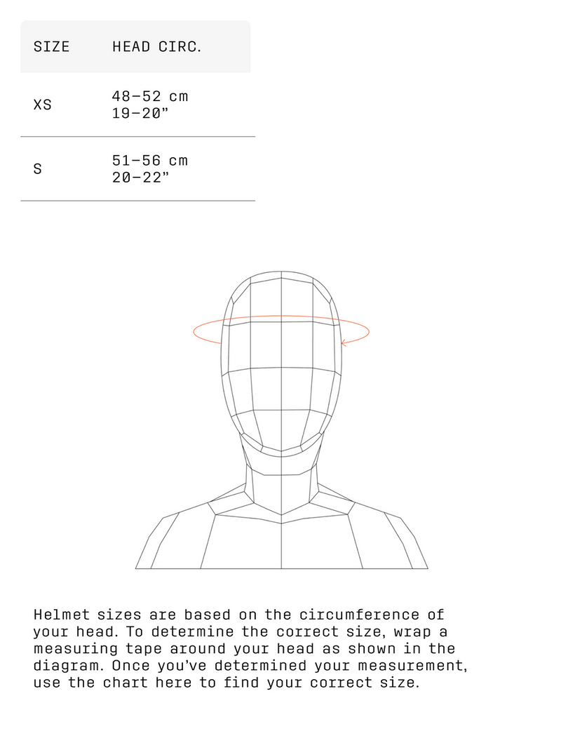 POC official size guide