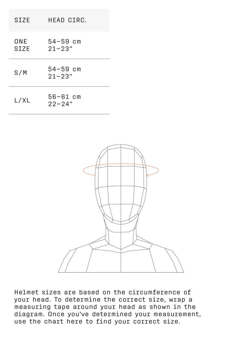 POC official size guide