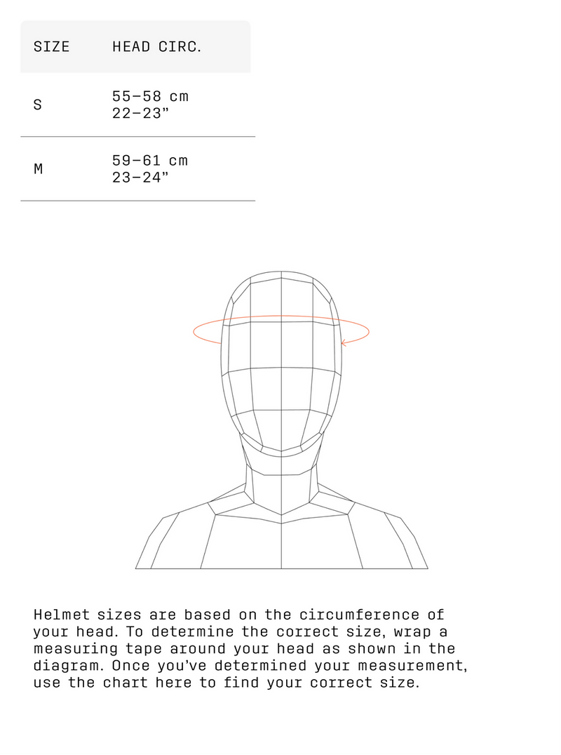 POC official size guide