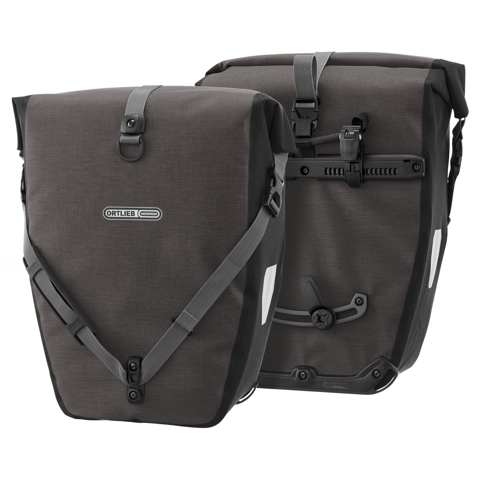 Ortlieb Back Roller Plus Cr Ql2.1 Waterproof Panniers Pair 40 Litre 40 Litre (Pair) - Granite/Black