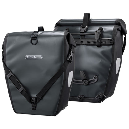 Ortlieb Back Roller Classic Ql2.1 Waterproof Panniers 40 Litres 40 Litre (Pair) - Asphalt/Black