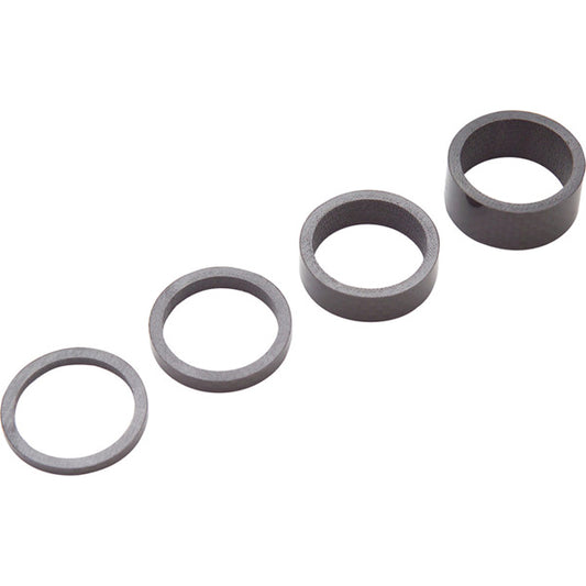 PRO Headset spacers, 3K carbon, 3/ 5/ 10/ 20mm, 1-1/8 inch