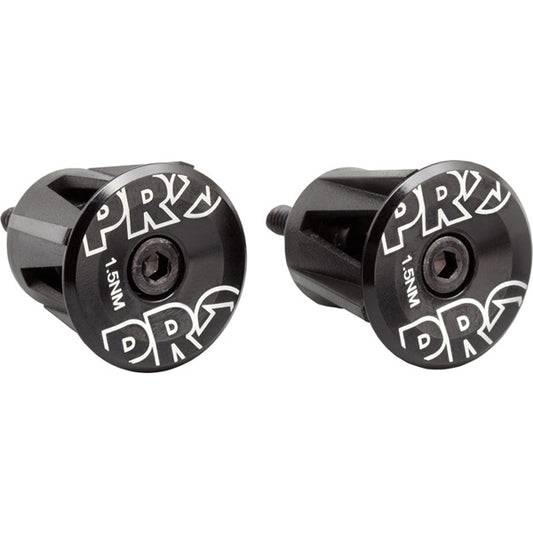 PRO Handlebar End Plugs, Alloy, Screw-In, Black