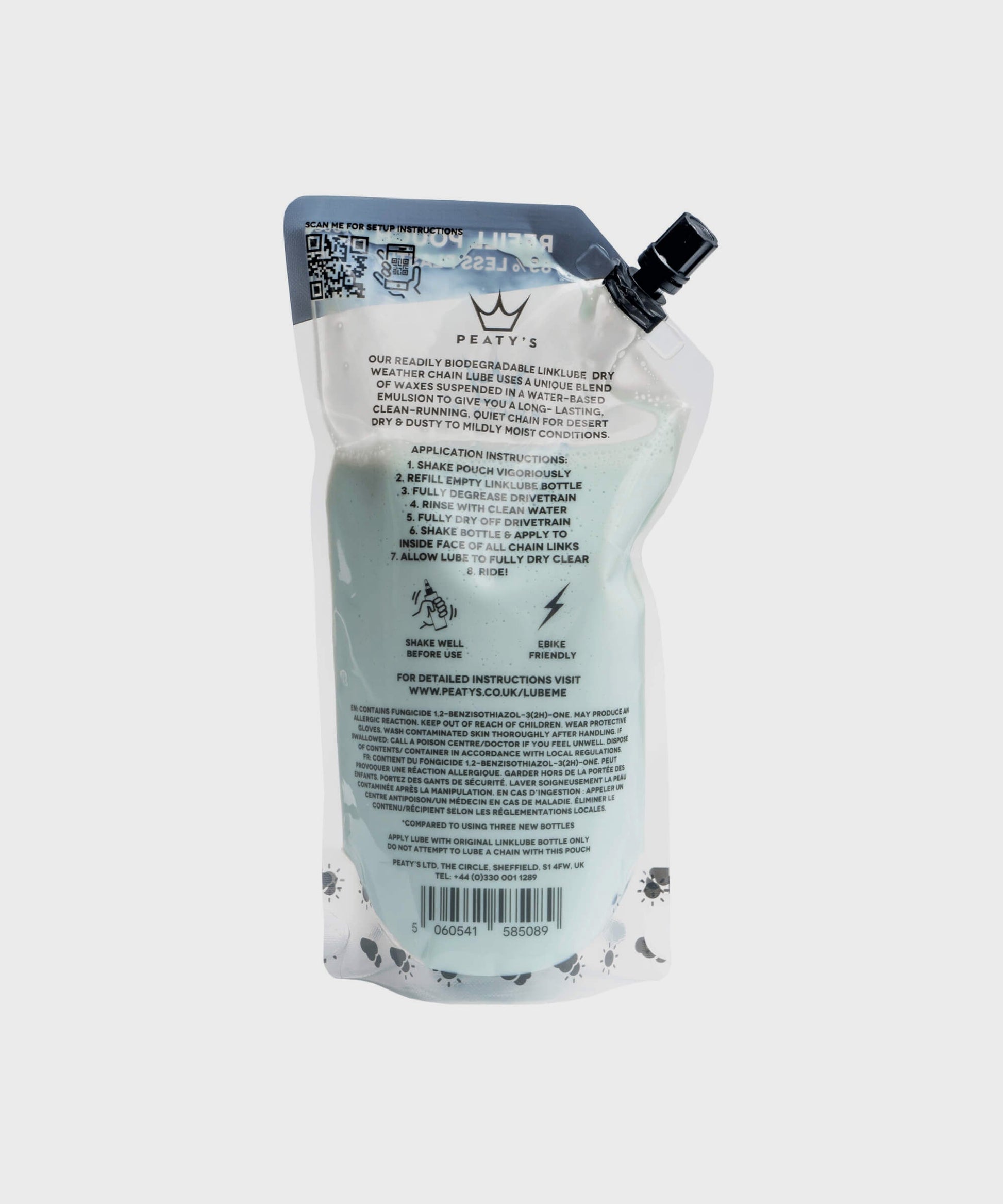 Peaty's LinkLube Dry Refill Pouch