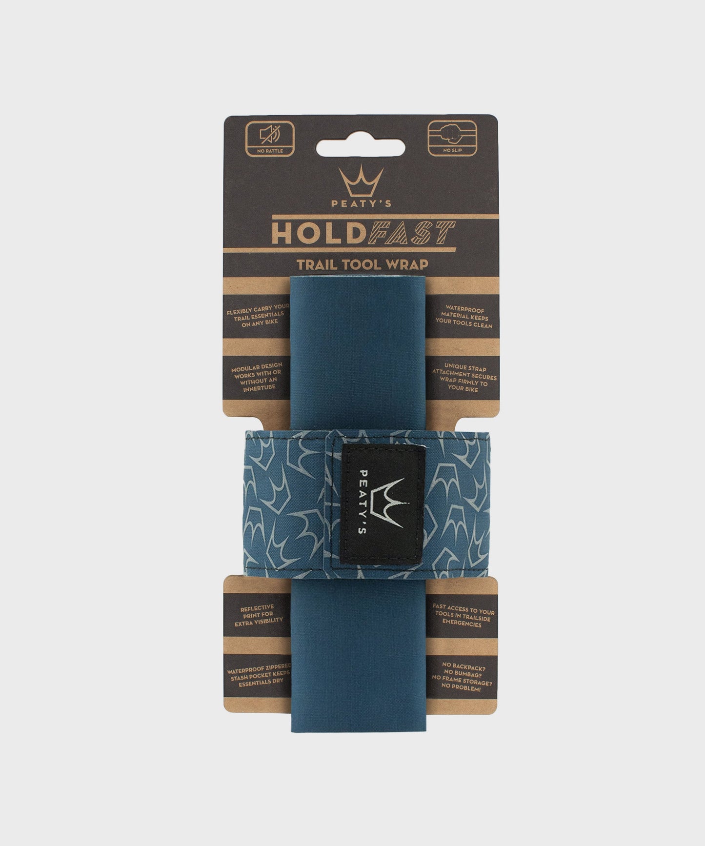 Peaty's HoldFast Trail Tool Wrap Ocean Blue -