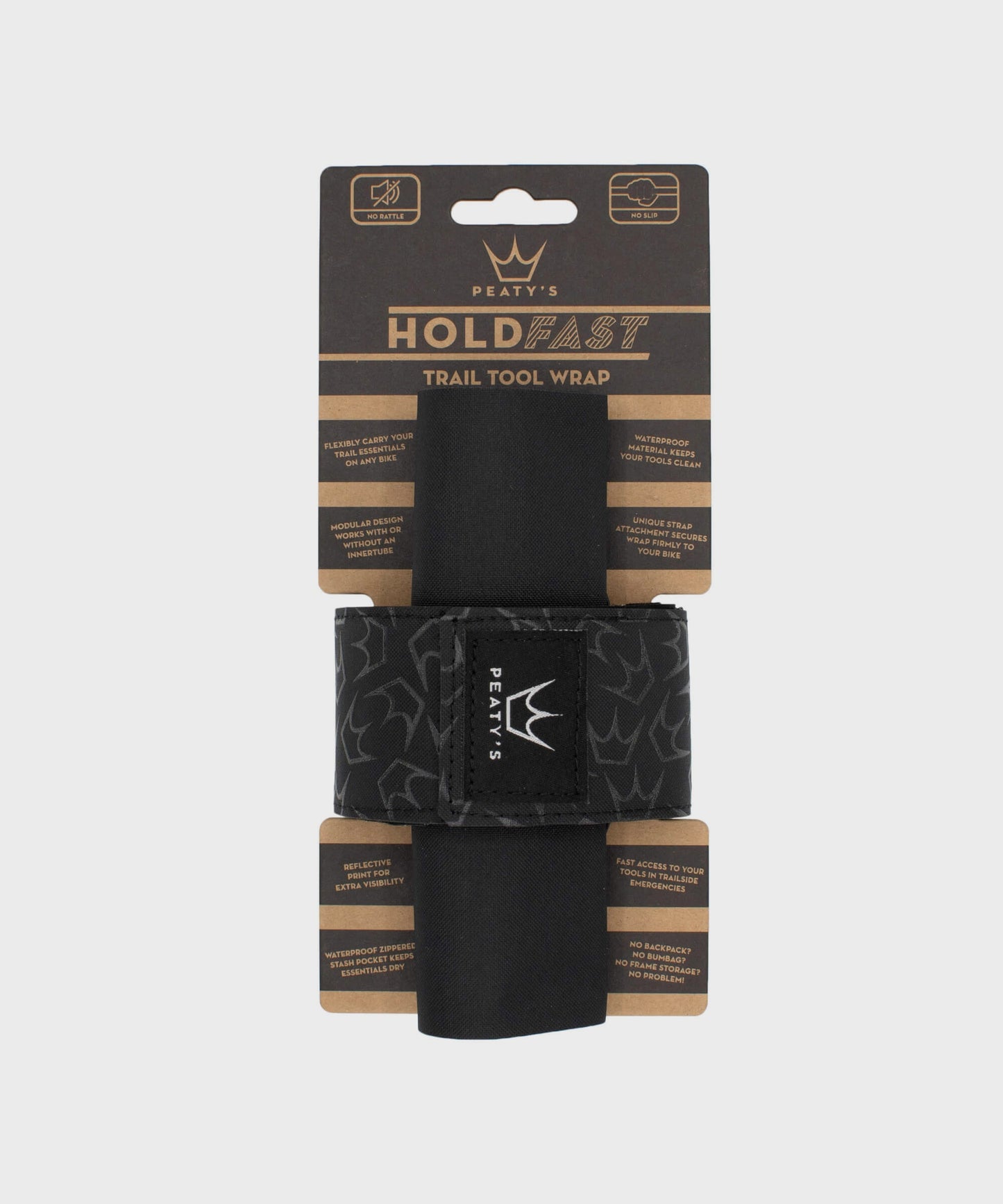 Peaty's HoldFast Trail Tool Wrap Nightrider Black - Box 25