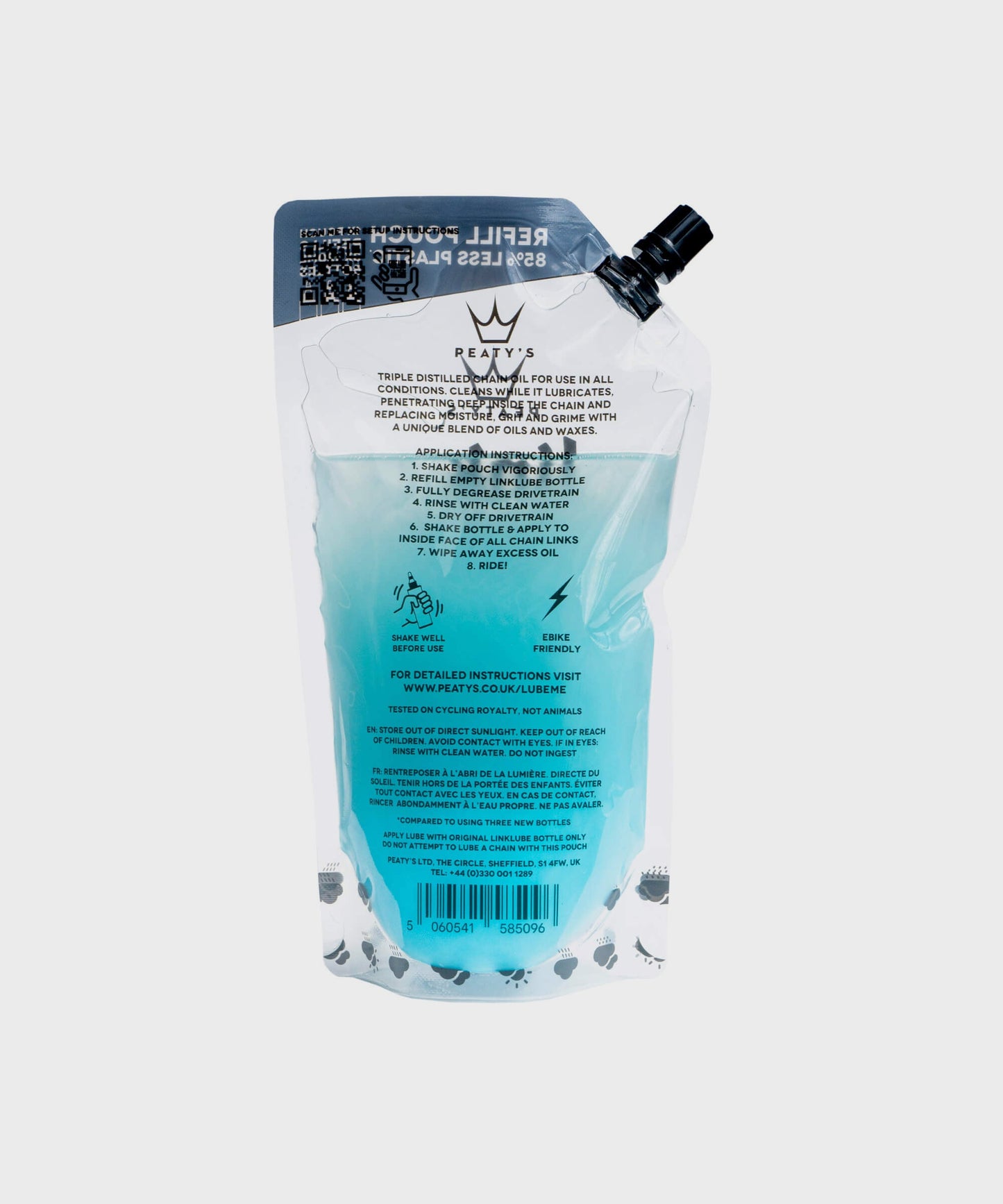 Peaty's LinkLube All-Weather Refill Pouch -