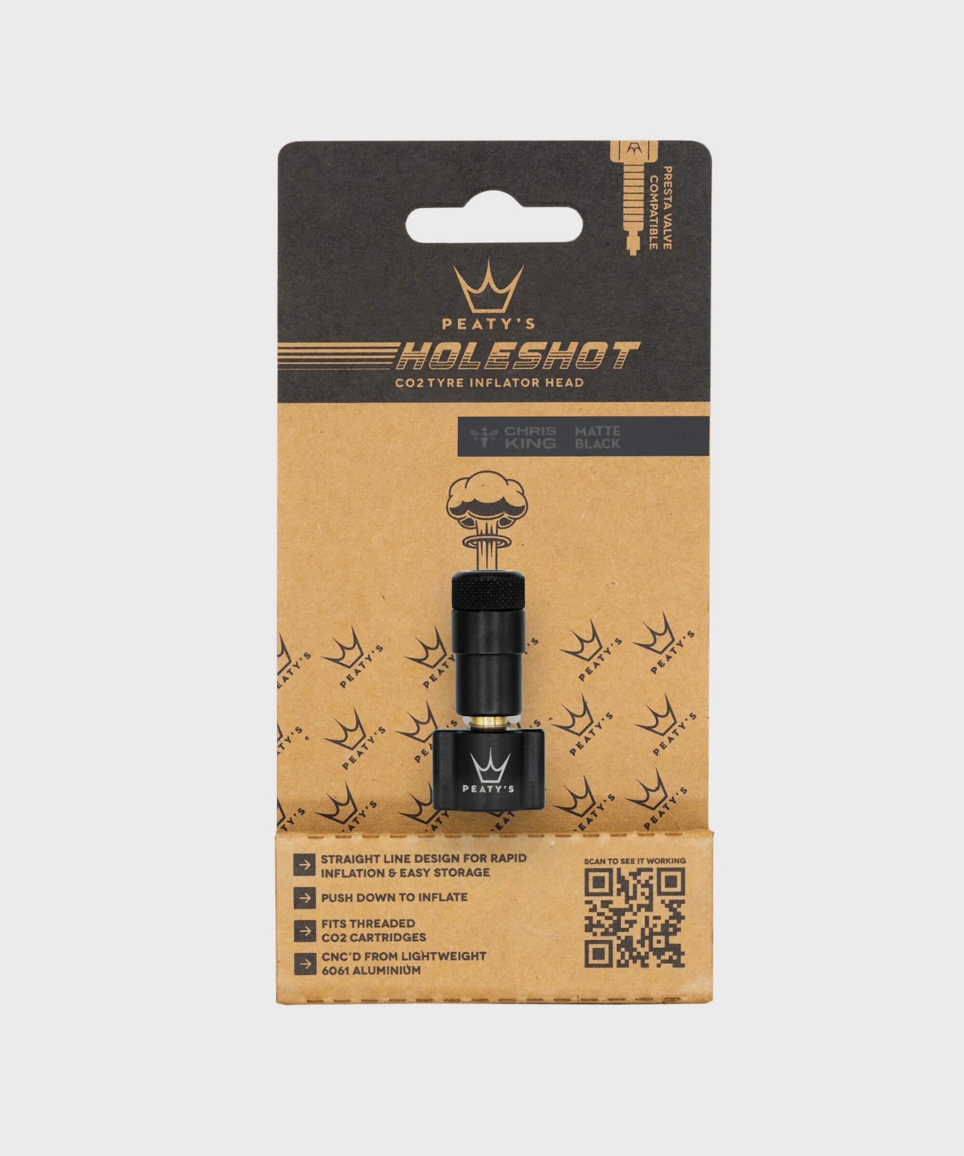 Peaty's Holeshot CO2 Tyre Inflator Head