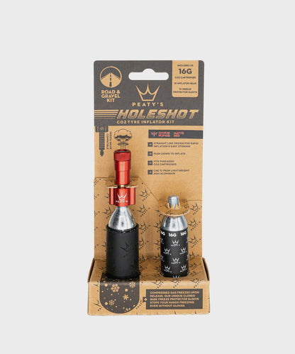 Peaty's Holeshot CO2 Tyre Inflator - Road and Gravel (16g)