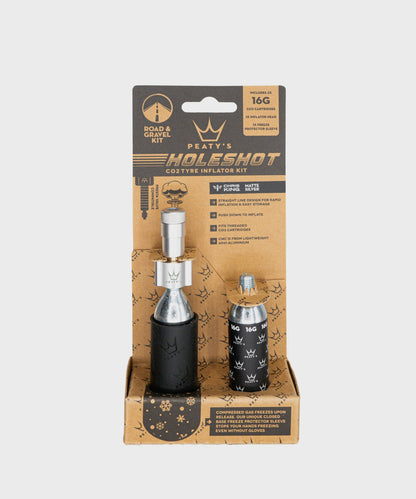 Peaty's Holeshot CO2 Tyre Inflator - Road and Gravel (16g)