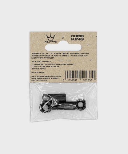 Peaty's x Chris King Tubeless Valve Accessory Kit