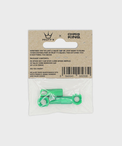 Peaty's x Chris King Tubeless Valve Accessory Kit