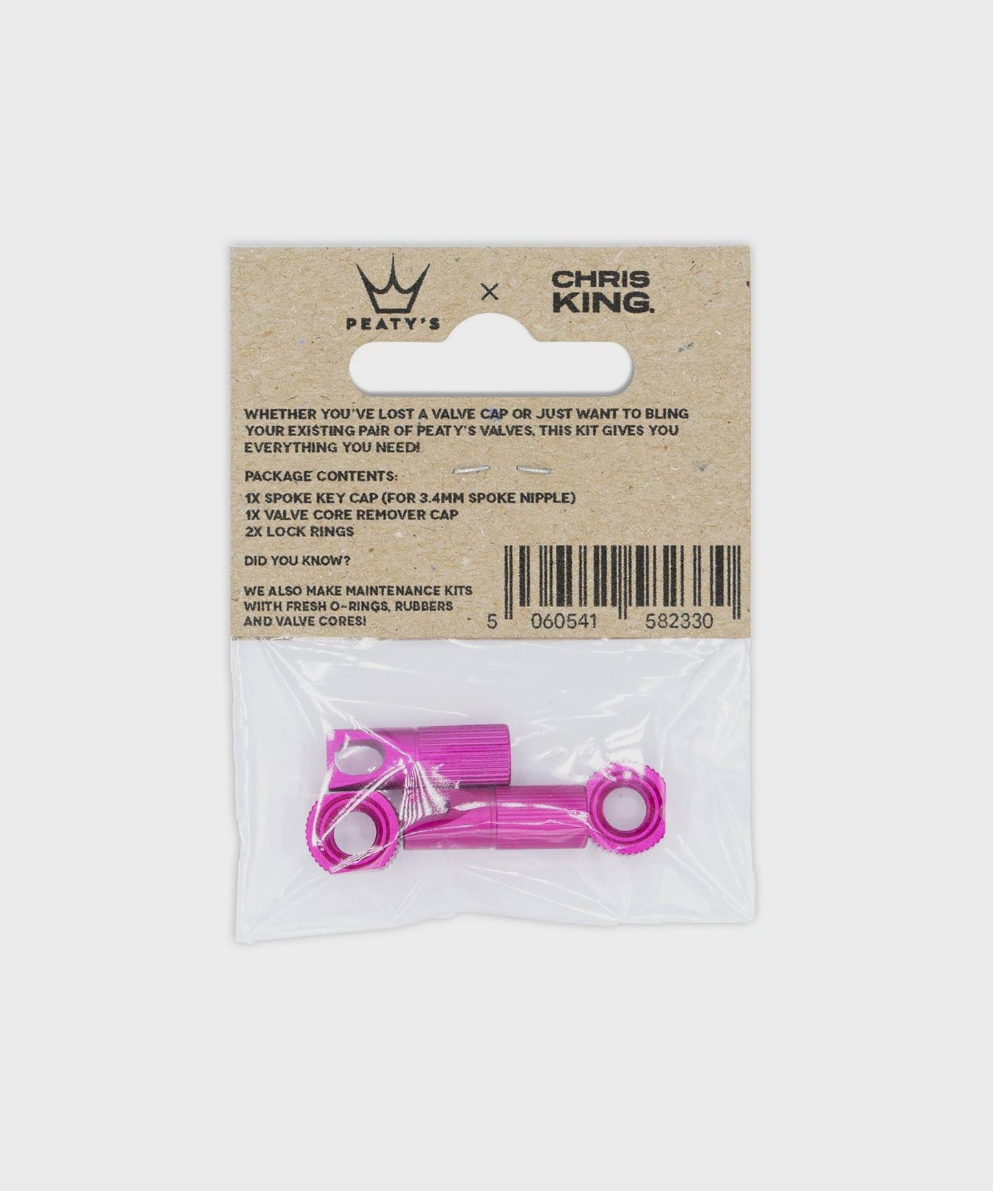 Peaty's x Chris King Tubeless Valve Accessory Kit