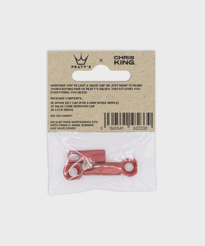 Peaty's x Chris King Tubeless Valve Accessory Kit