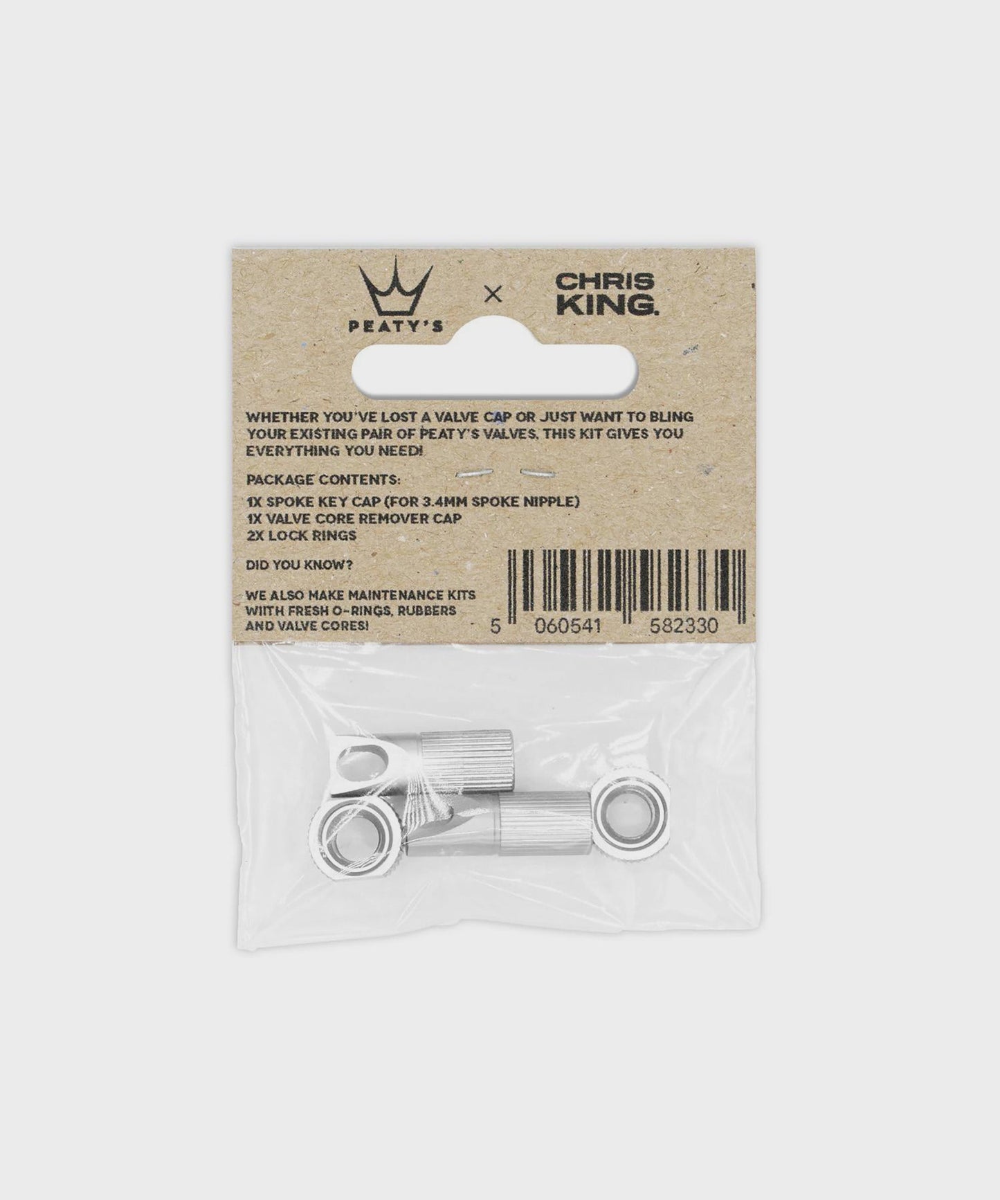 Peaty's x Chris King Tubeless Valve Accessory Kit