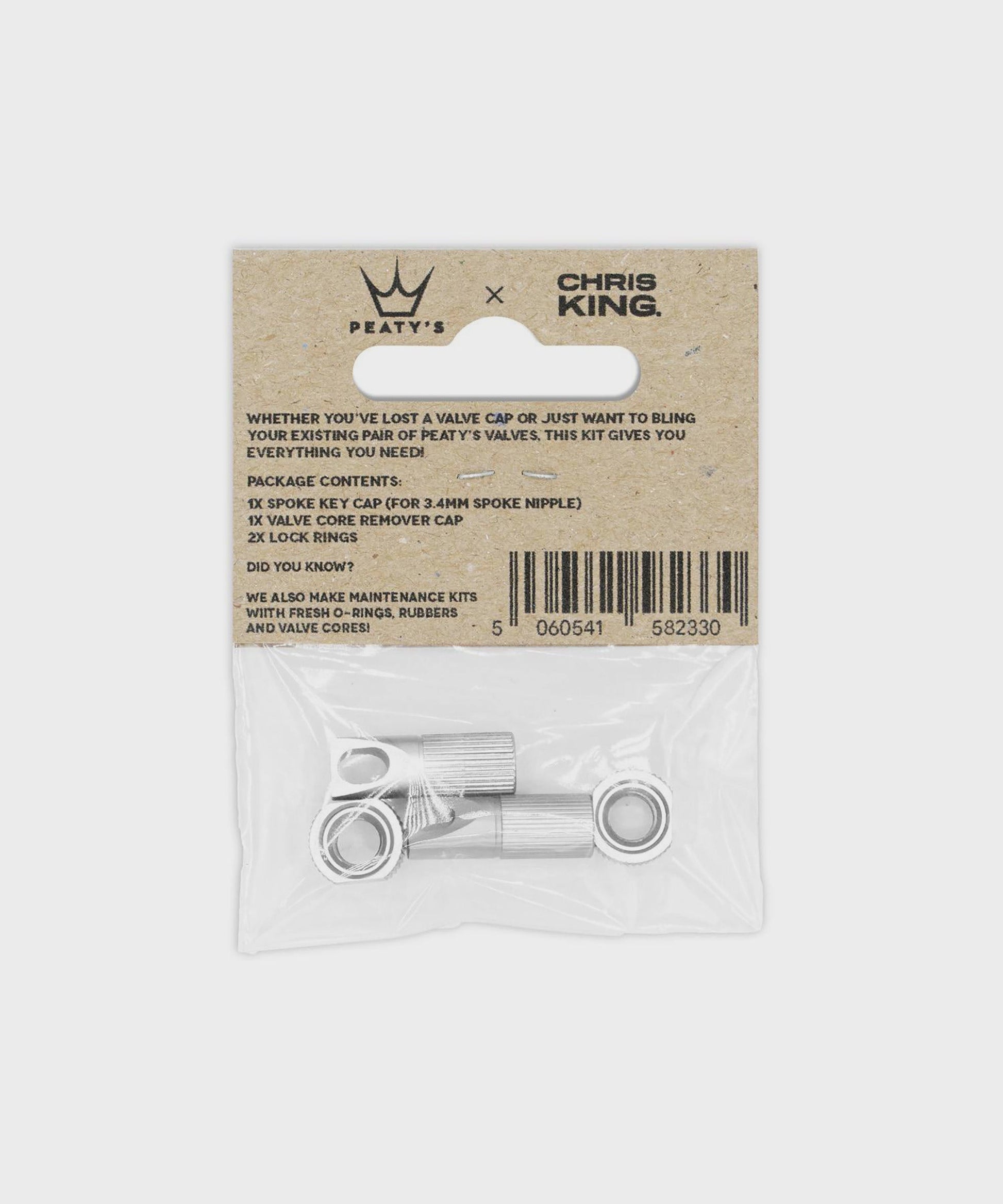 Peaty's x Chris King Tubeless Valve Accessory Kit