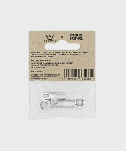 Peaty's x Chris King Tubeless Valve Accessory Kit