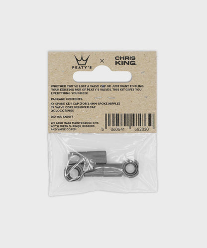 Peaty's x Chris King Tubeless Valve Accessory Kit