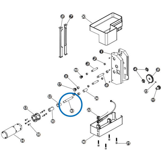 Park Tool 2133 - Drive Gear Shaft For PRS-33/PRS-33.2