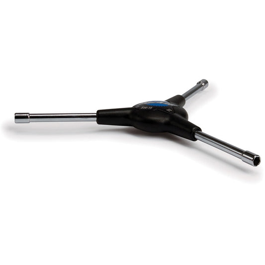 Park Tool SW-15 - 3-Way Internal Nipple Wrench: Square Drive, 5mm and 5.5mm Hexes