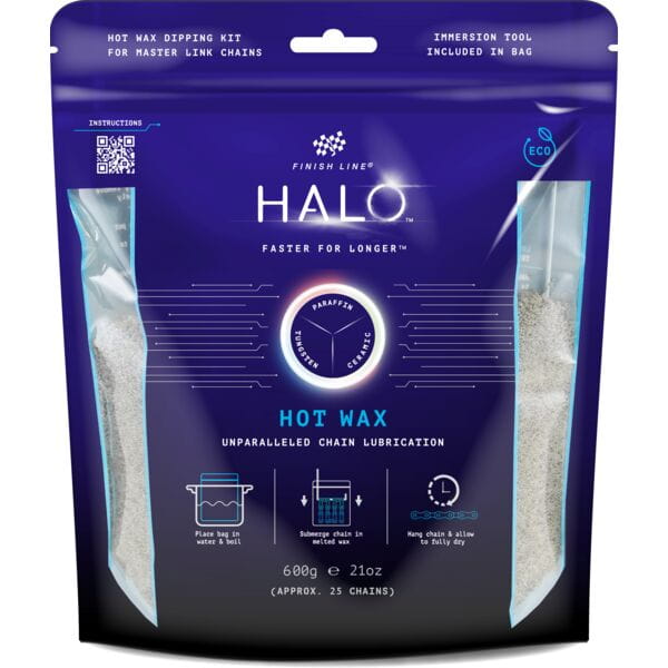 Finish Line Halo Hot Wax Lubricant Melts - 600g - Granular - Double Boil Bag