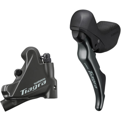 Shimano Tiagra ST-4720 Tiagra std lever STI bled with BR-4770 flat mount calliper