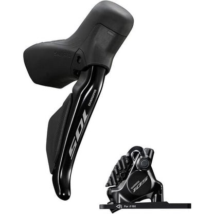 Shimano 105 ST-R7170 105 Di2 hydraulic disc STI set, flat mount calliper