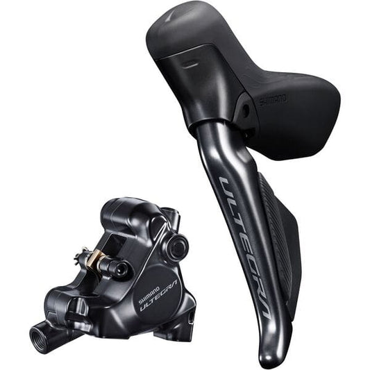Shimano Ultegra ST-R8170 bled hydraulic disc, Di2 E-tube STI set, flat mount calliper, LH rear