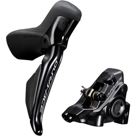 Shimano Dura-Ace ST-R9270 hydraulic disc, Di2 E-tube STI set, flat mount calliper, right front