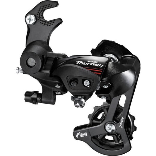 Shimano Tourney / TY RD-A070 7-speed road rear derailleur, with mounting bracket