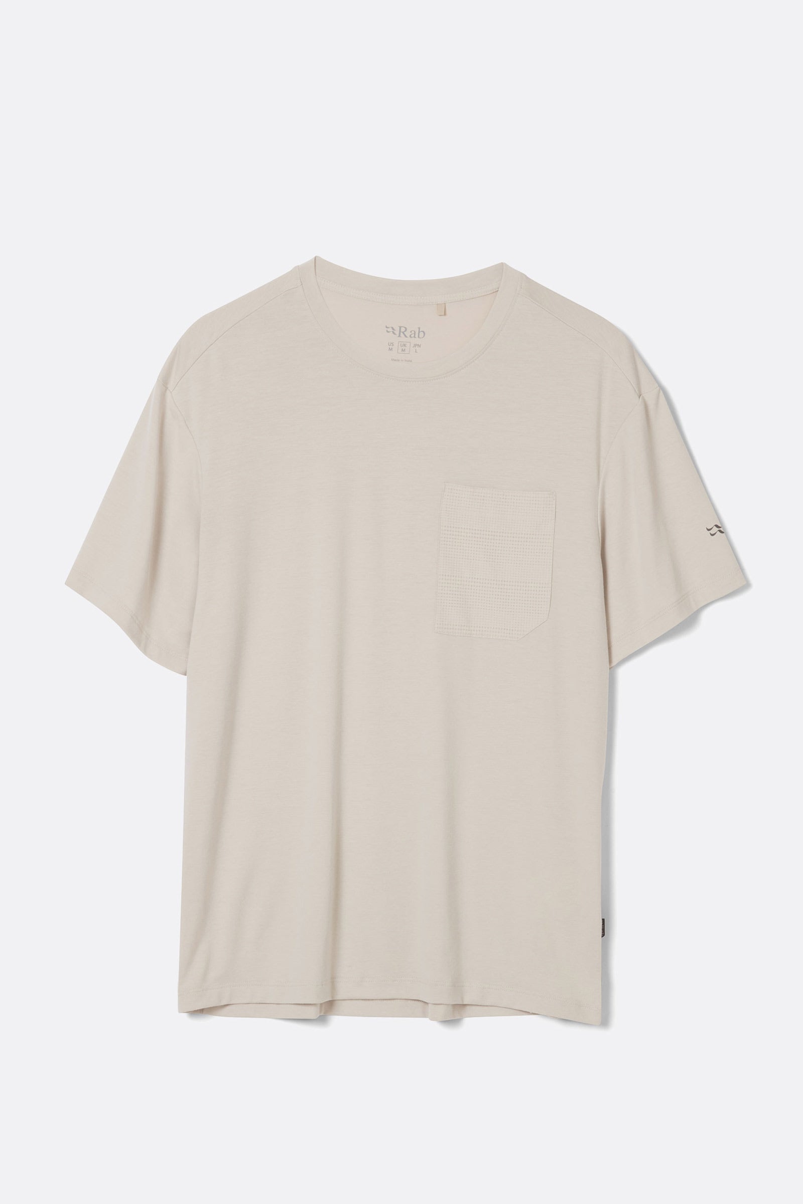 Rivelin Pocket Tee - Pebble
