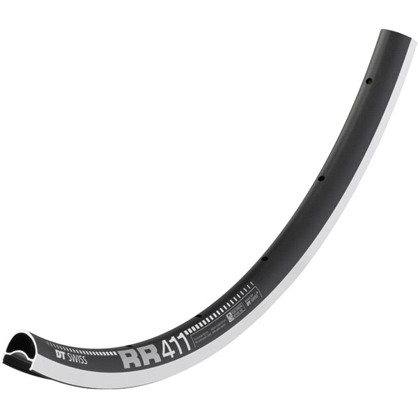 DT Swiss RR 411 asymmetric SBWT Presta-drilled black