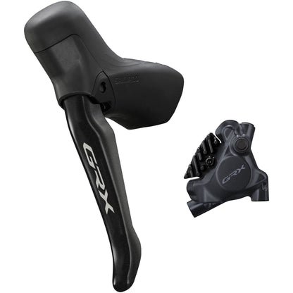 Shimano GRX BL-RS717 GRX hydraulic disc brake lever bled with BR-RX410 calliper, left