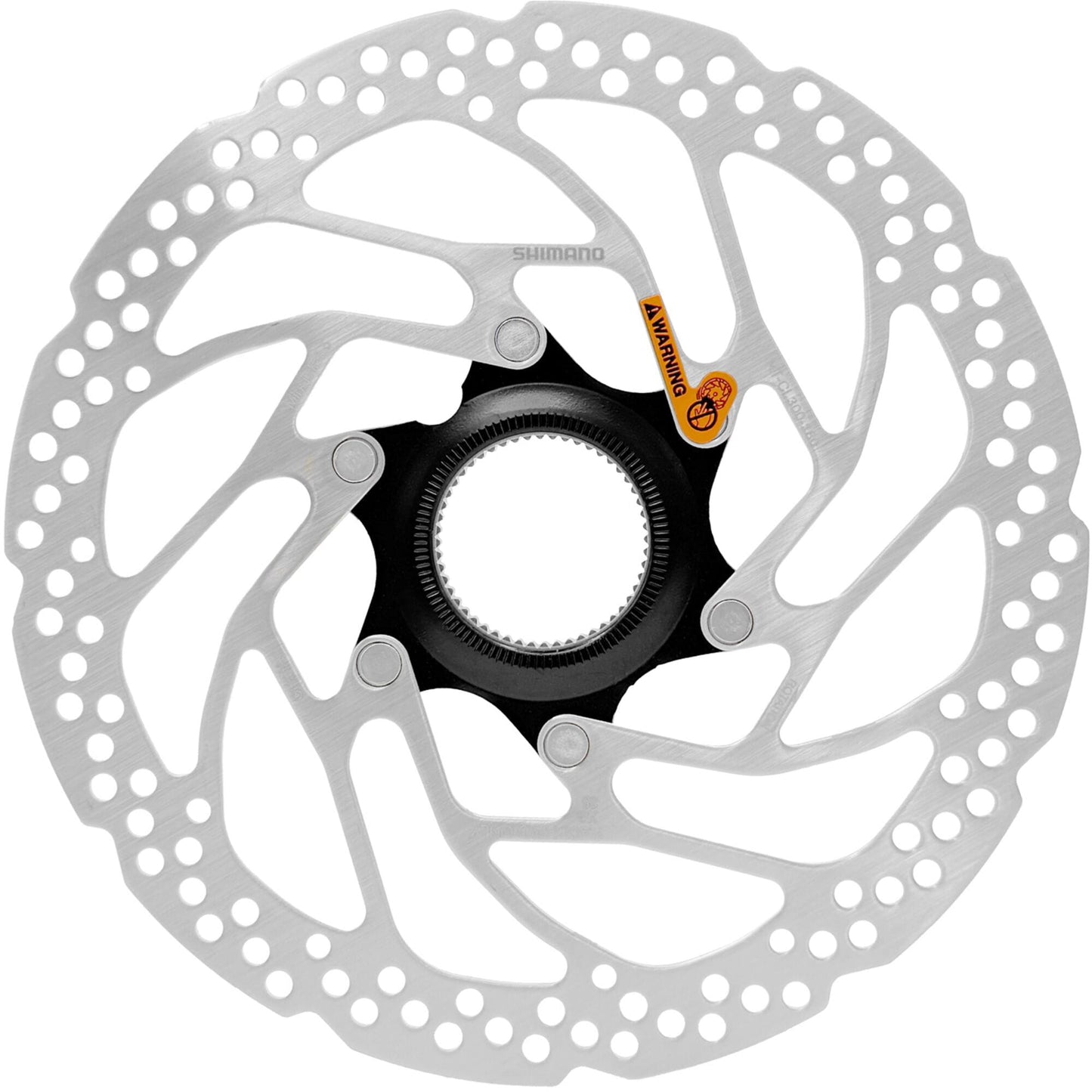 Shimano RT-CL300, rotor Center Lock with internal lock ring, 180 mm