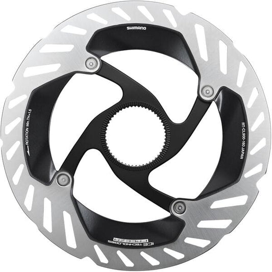 Shimano STEPS RT-CL900 Ice Tech FREEZA rotor with internal magnet lockring, 160 mm