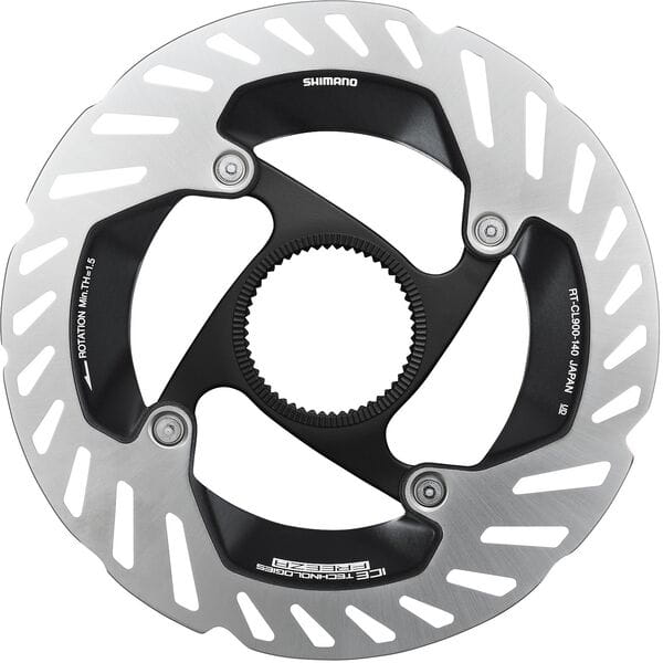 Shimano Dura-Ace RT-CL900 Ice Tech FREEZA rotor with internal lockring, 140 mm