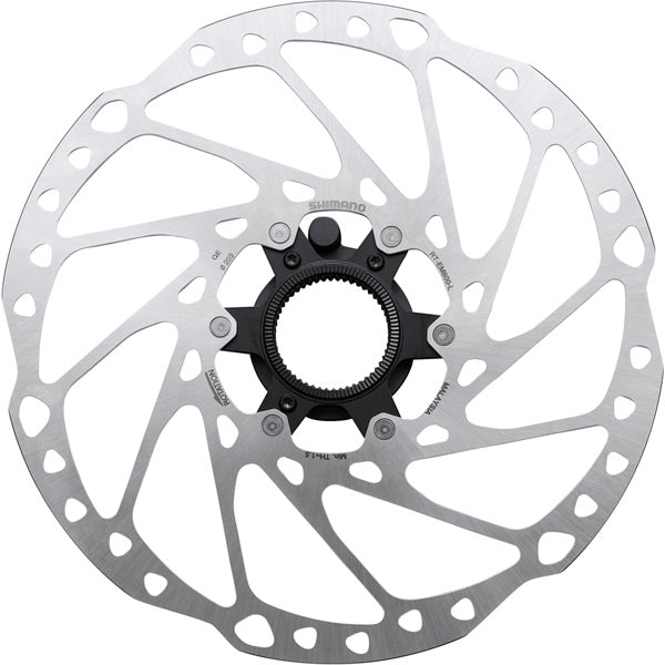 Shimano STEPS RT-EM600 Steps Center Lock disc rotor, external lockring and magnet - 203 mm
