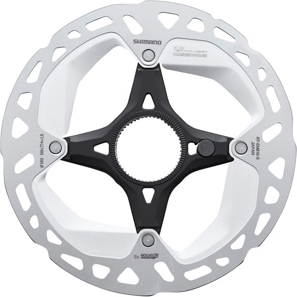 Shimano STEPS RT-EM810 Steps rotor, external lockring and magnet, Ice Tech FREEZA, 160 mm