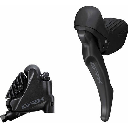 Shimano GRX BL-RX610 GRX hydraulic disc brake lever bled with BR-RX410 calliper, left rear