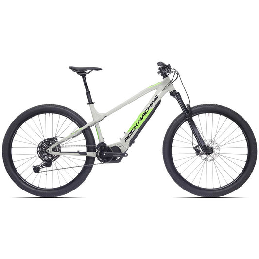 Superior Rock Machine eBlizz 90 Gloss Grey/Black/Green E-Bike