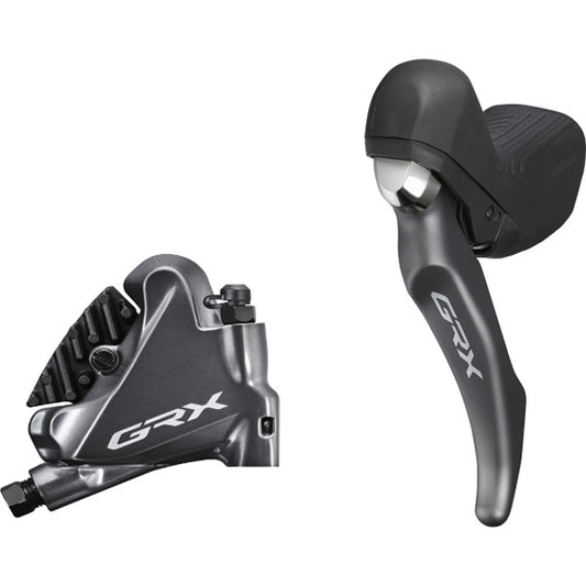 Shimano BL-RX810 GRX hydraulic disc brake lever bled with BR-RX820 calliper, left