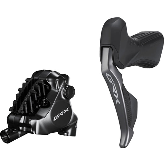 Shimano ST-RX815 GRX Di2 2-speed STI bled with BR-RX820 calliper, left
