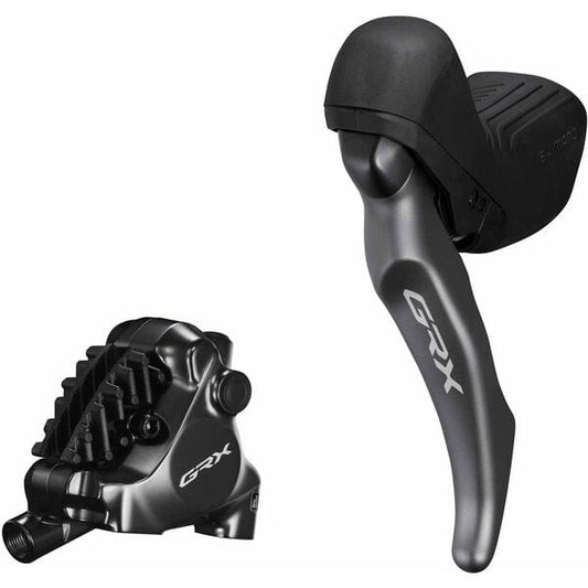 Shimano GRX ST-RX820-LA GRX dropper post lever bled with BR-RX820 calliper, left rear