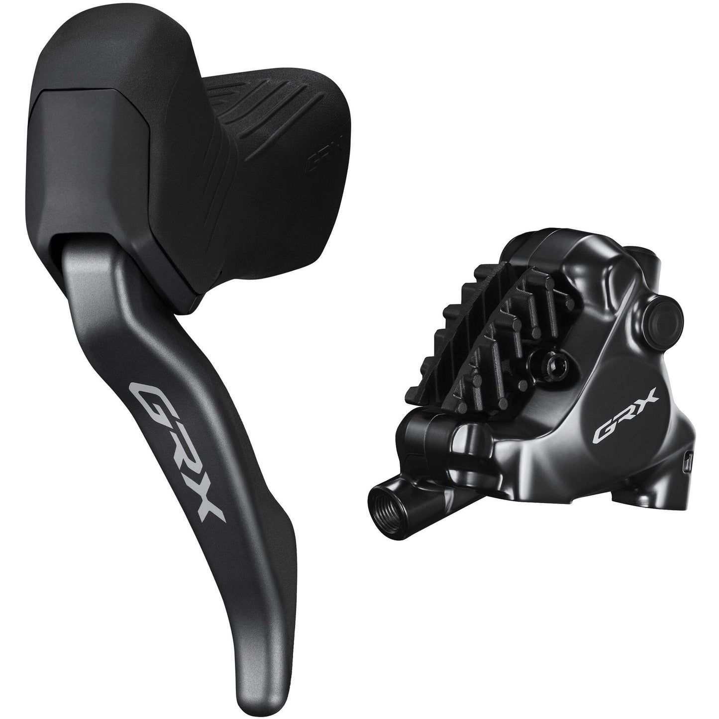 Shimano GRX BL-RX825 GRX hydraulic disc brake lever bled with BR-RX820 calliper, left rear