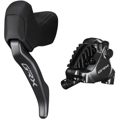 Shimano GRX BL-RX825 GRX hydraulic disc brake lever bled with BR-RX820 calliper, left