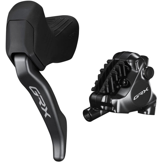 Shimano GRX BL-RX825 GRX hydraulic disc brake lever bled with BR-RX820 calliper, left rear