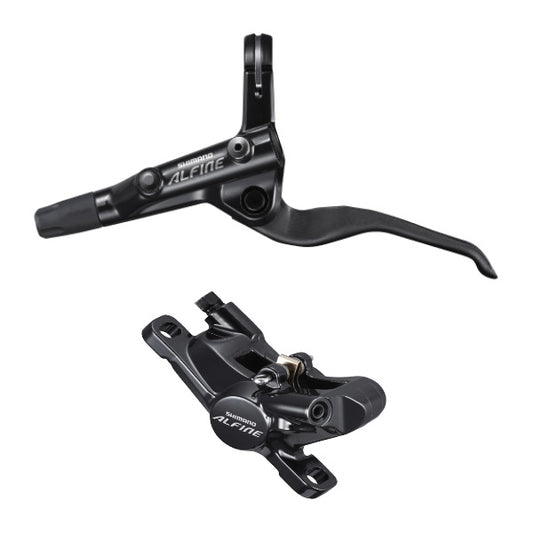 Shimano Alfine BR-S7000 Alfine bled brake lever/post mount calliper, black, rear left