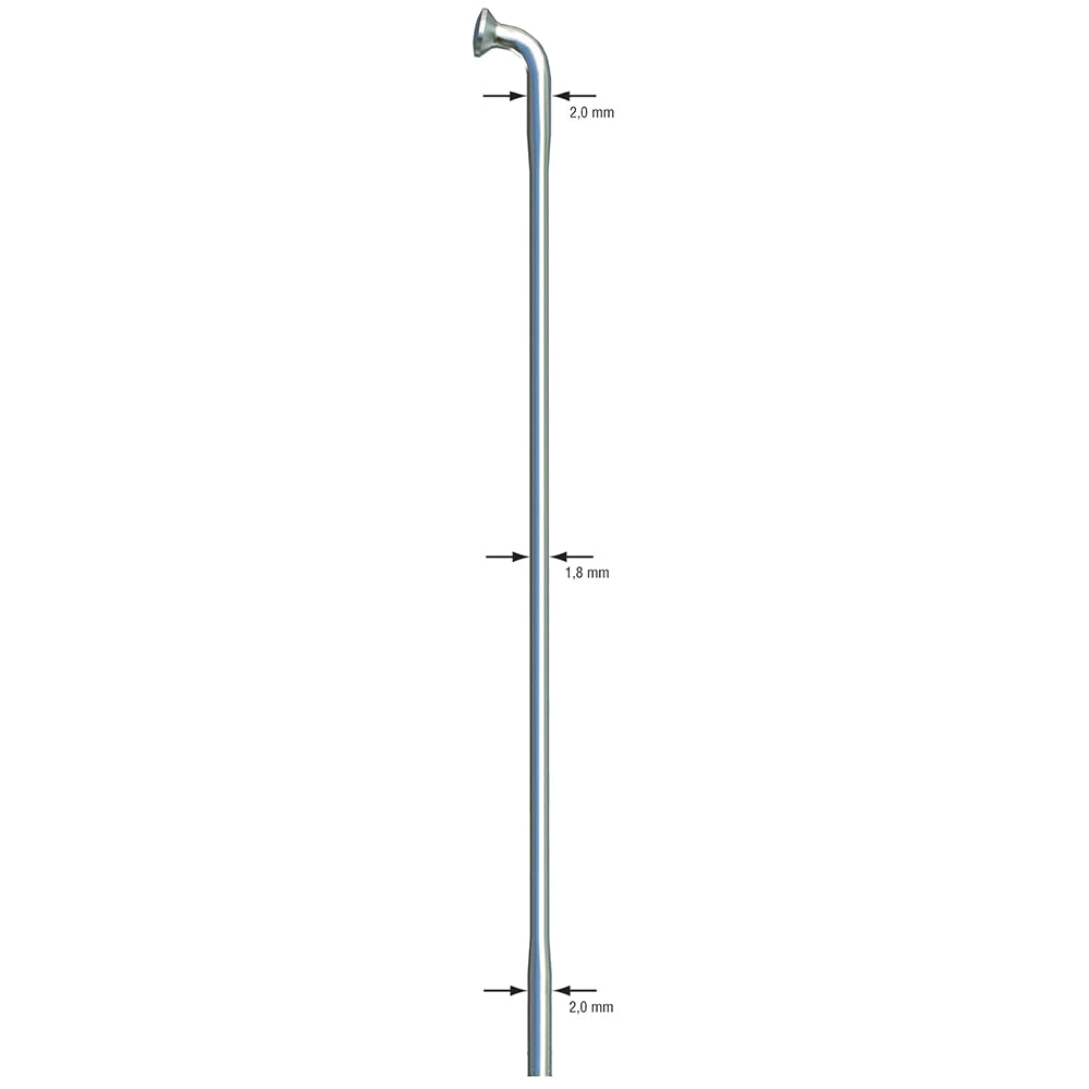 Sapim Race Silver J-Bend Uncut Spokes (500)